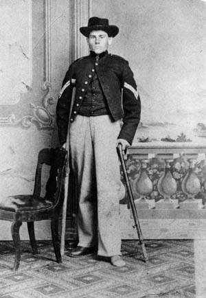 Will Cook, Fortieth Indiana, wounded at Missionary Ridge and from Peru, Indiana. (2)